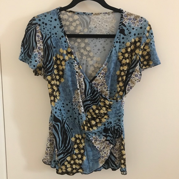Boutique Blue Top - Picture 1 of 2